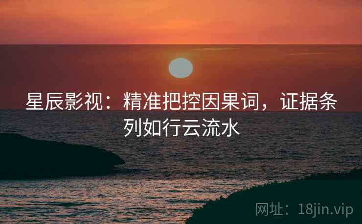 星辰影视:精准把控因果词,证据条列如行云流水 星辰影视:精准把控因果词,证据条列如行云流水